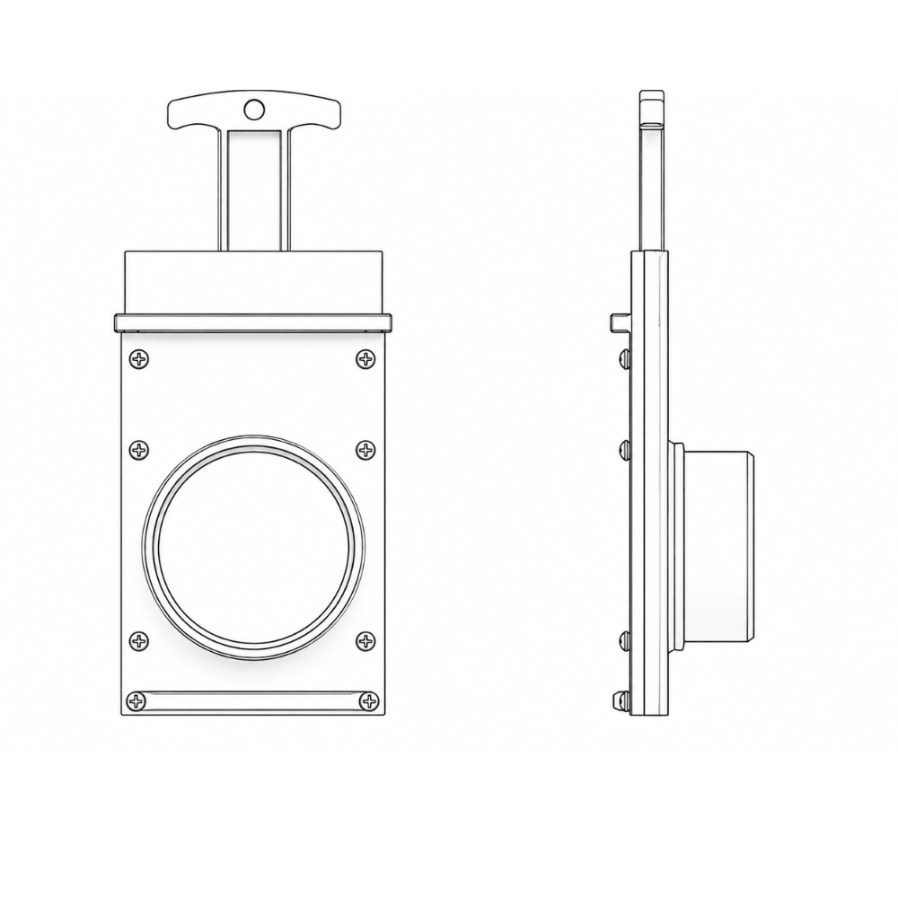 Blast Gate PVC / CPVC