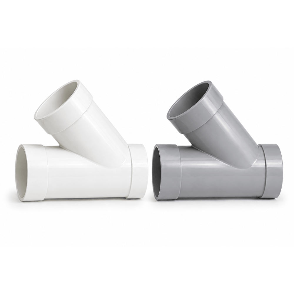 45 wye Branch Duct Pipe PVC / CPVC