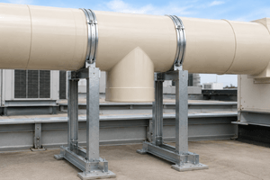 90 Tee Branch Duct Pipe PVC / CPVC