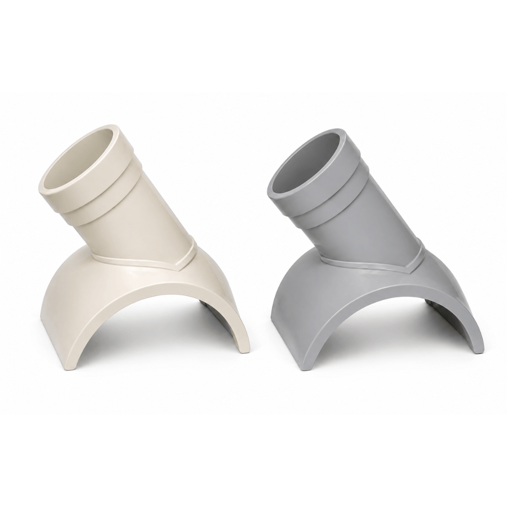 45 wye Saddle Duct Pipe PVC / CPVC