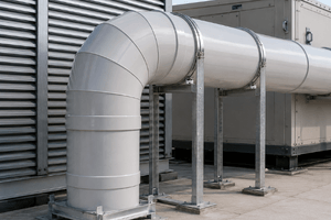 90 Degree Elbow Duct Pipe PVC / CPVC