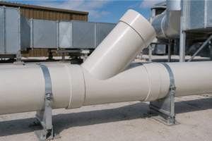 45 wye Branch Duct Pipe PVC / CPVC