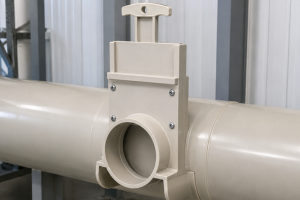 Saddle Blast Gate PVC / CPVC