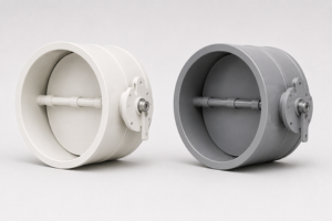 butterfly dampers PVC / CPVC