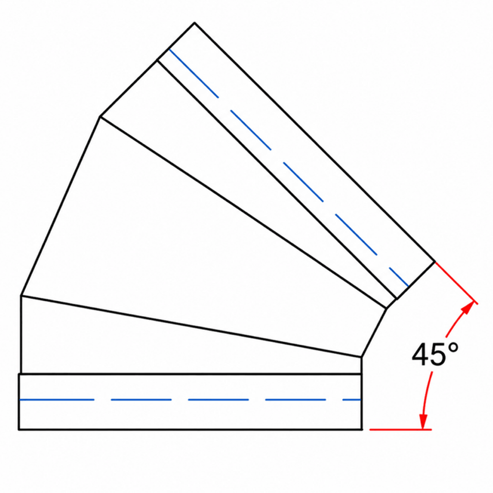 45 Degree Elbow Sketch