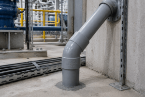 45 Degree Elbow CPVC Installed
