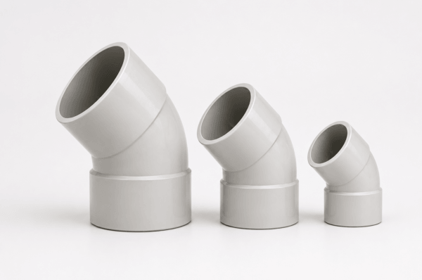 45 Degree Elbow sizes PVC / CPVC