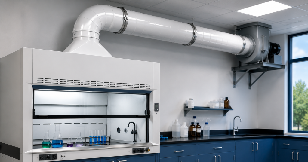 How Do You Size Fume Hood Exhaust Duct?