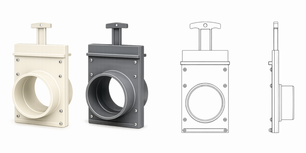 Blast Gates PVC & CPVC