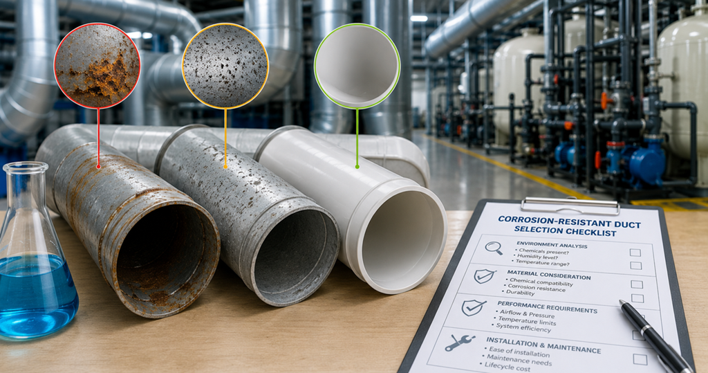 How Do You Select Corrosion-Resistant Duct for Your Environment?