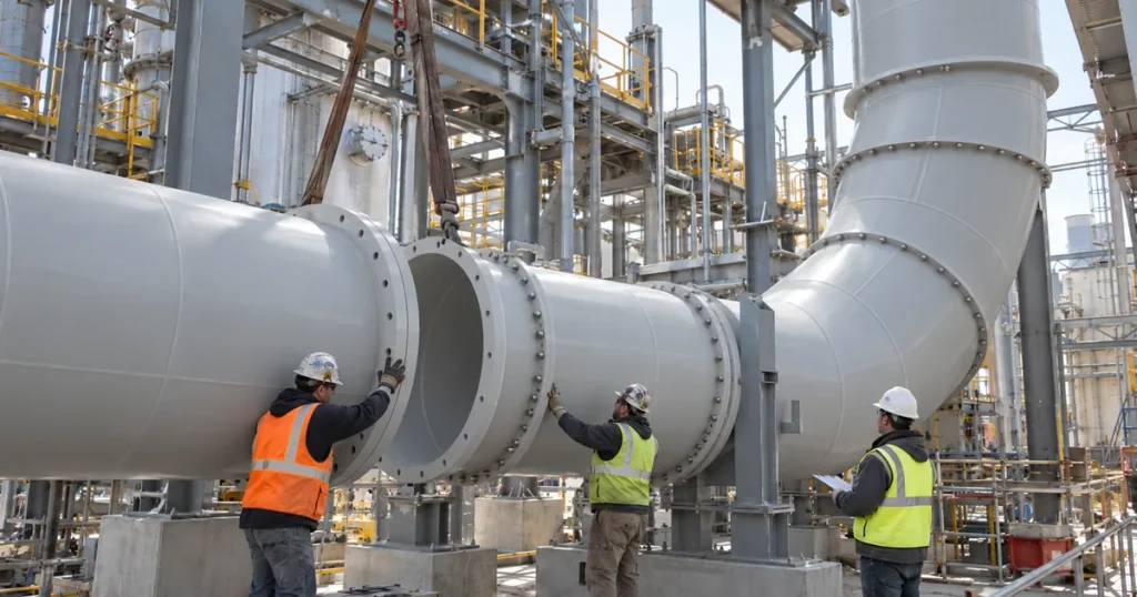PVC Duct Field Joints for Large Custom Systems